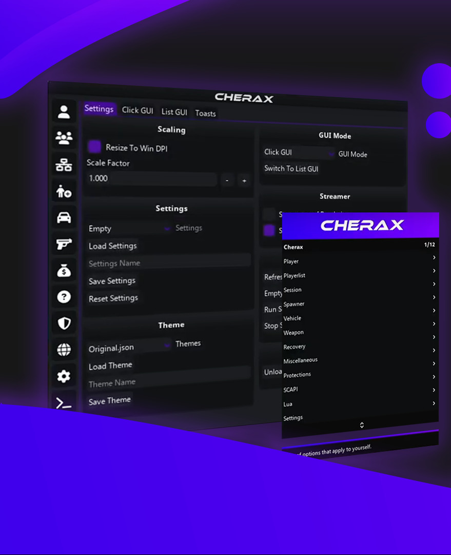 Cherax Mod Menu