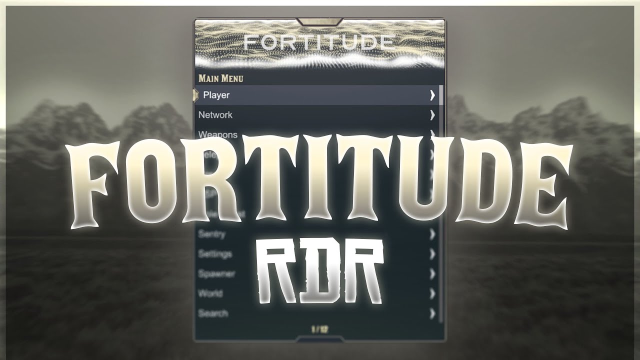 Fortitude Menu RDR2
